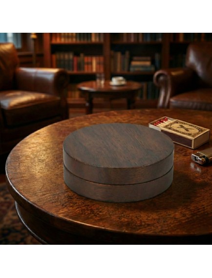 Kahverengi Bambu Kapaklı Küllük