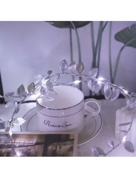 3 Metre Yaldızlı Gümüş LED Işık