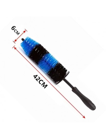 Ergonomik Saplı Jant ve Lastik Temizleme Fırçası