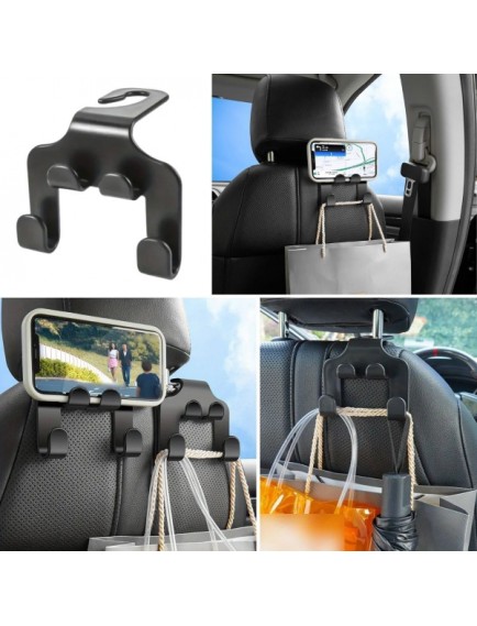Oto Koltuk Arkası Organizer Askılık Ve Telefon Tutucu