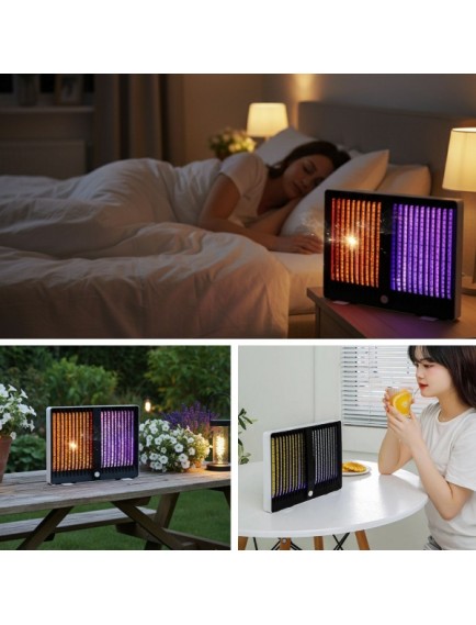 Şarjlı Sivrisinek Öldürücü Lamba UV Işıklı