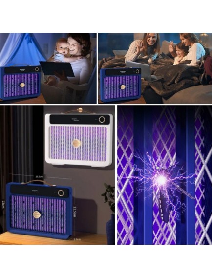 4000mAh Şarj Edilebilir Kablosuz Yüksek Güçlü Elektrikli Sivrisinek Öldürücü