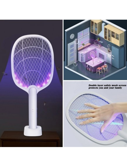 Şarjlı Standlı Sinek Öldürücü Raket