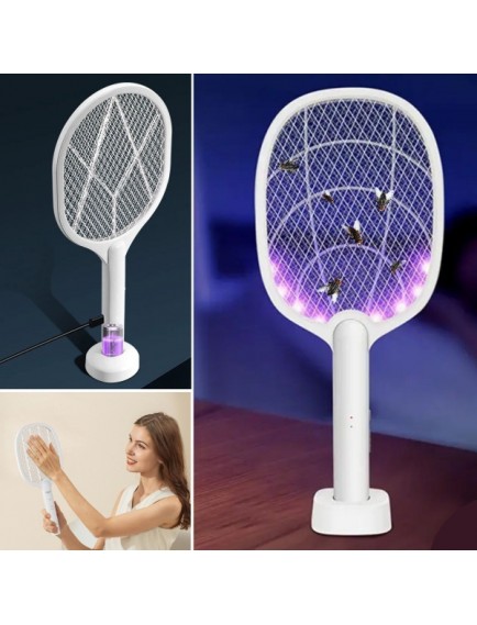 Şarjlı Standlı Sinek Öldürücü Raket