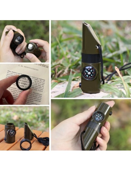 7'si 1 Arada Acil Durum Düdüğü