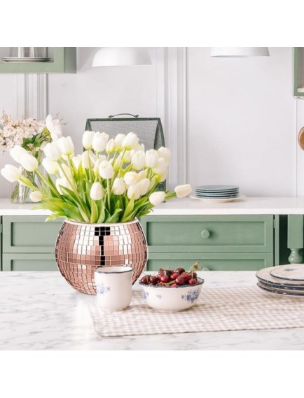 Kendinden Yapışkanlı Aynalı Kare Bronz Sticker 30x30 Cm