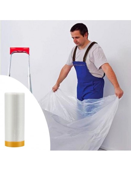 Boya Badana Eşya Koruma Yapışkanlı Örtü 180 cm x 15 mt
