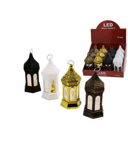 Ramazan Temalı Büyük Altıgen Kapalı Kubbe LED Lamba