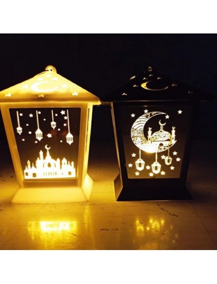 Ramazan Temalı Kare Kubbe LED Lamba