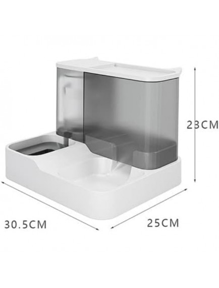 2'si 1 Arada Otomatik Kedi Mama ve Su Kabı