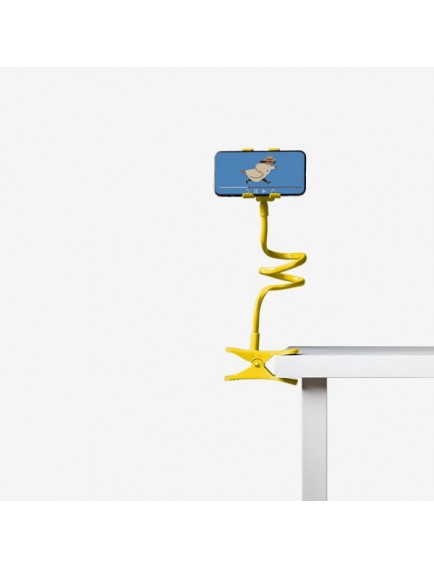 Sarı Renk Akrobat Telefon Tutucu Oynar Başlıklı