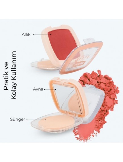 4'lü Aynalı Allık Seti