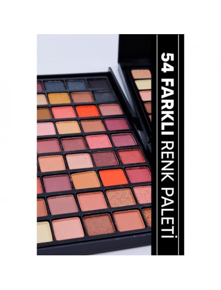 54'lü Mat Sedefli Far Paleti