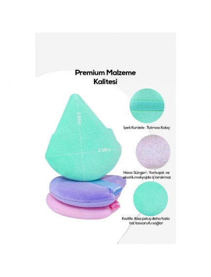 Üçgen Makyaj Süngeri Puf