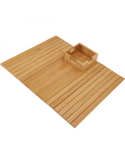 Katlanabilir Ahşap Koltuk Yanı Kanepe Tepsisi