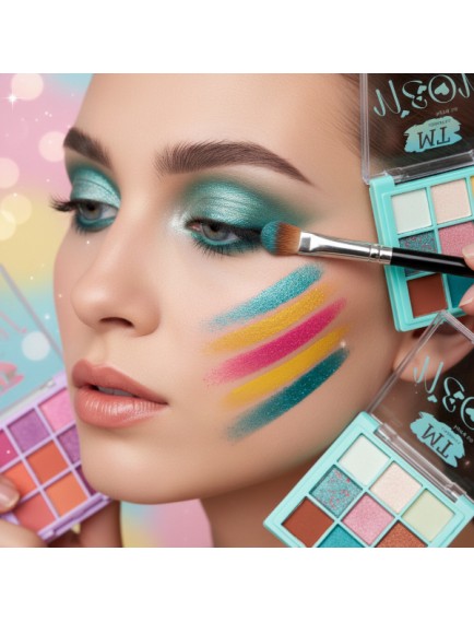 9 Renkli Far Paleti - 3'lü Set