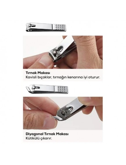 2'li Profesyonel Tırnak Makası Seti