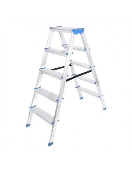5+5 Çift Basamaklı Alüminyum Metal Merdiven