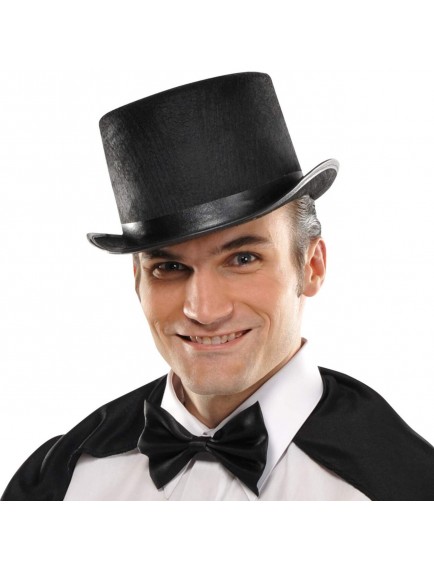 Siyah Keçe Sihirbaz Fötr Şapka 12 cm