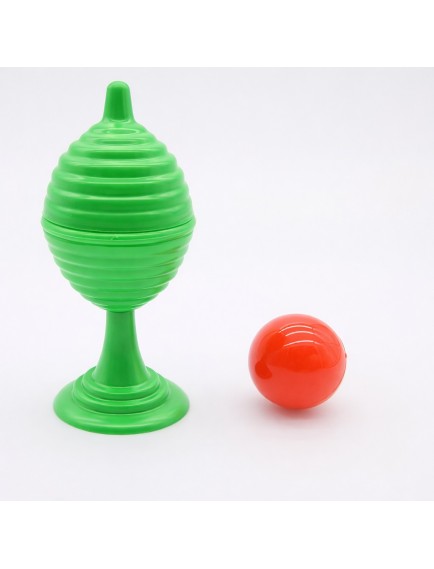 Yeşil Renk Sihirli Kupa Top Kaybetme Oyunu 7 cm