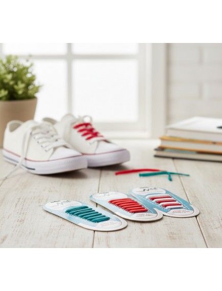 Renkli Silikon Ayakkabı Bağcıkları